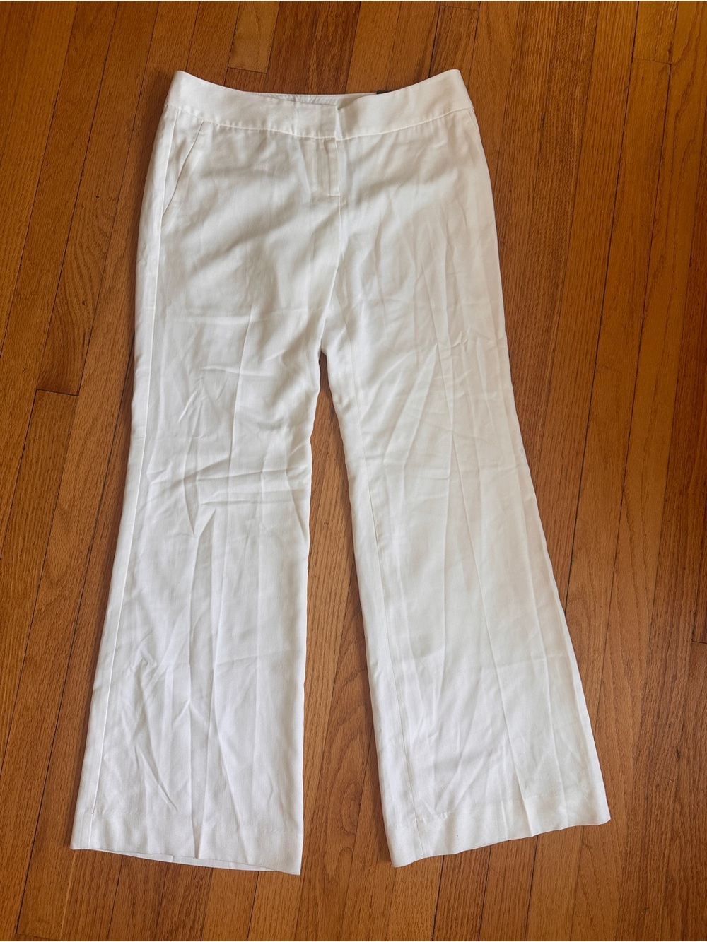 The Limited Drew Fit White Dress Pants